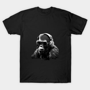 Cool summer monkey ape dj design T-Shirt